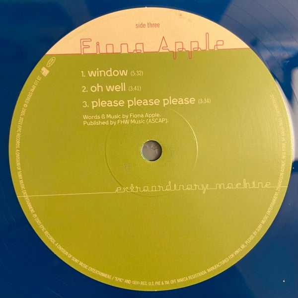 Fiona Apple : Extraordinary Machine (2xLP, Album, Club, RE, Gre)