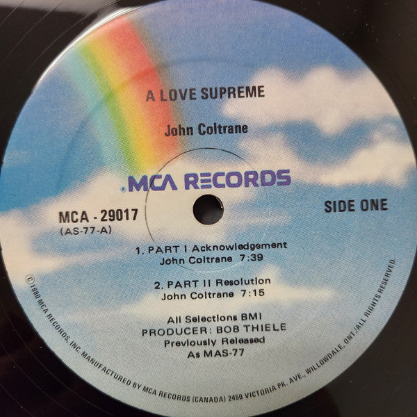 John Coltrane : A Love Supreme (LP, Album)