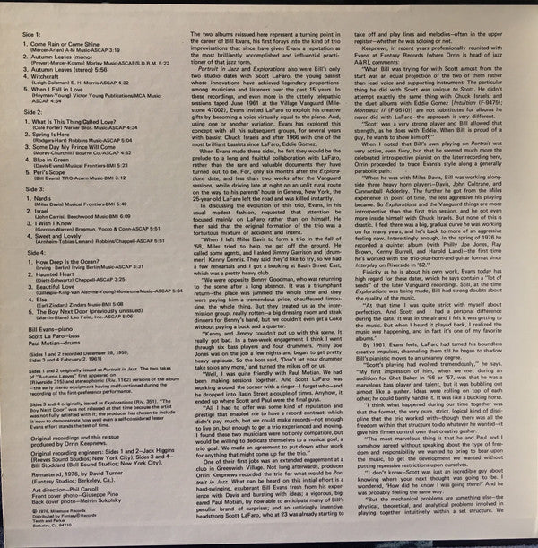 Bill Evans : Spring Leaves (2xLP, Comp, Mono)