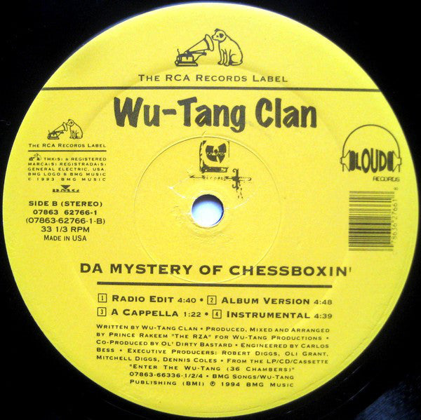 Wu-Tang Clan : C.R.E.A.M. (Cash Rules Everything Around Me) (12", Yel)
