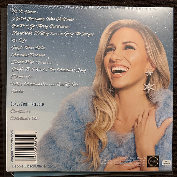 Debbie Gibson : Winterlicious (LP, Album, Whi + 7", Single, Whi)