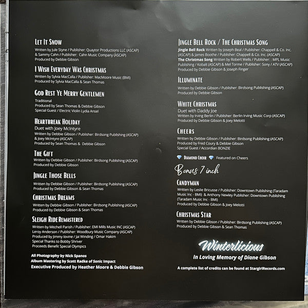 Debbie Gibson : Winterlicious (LP, Album, Whi + 7", Single, Whi)