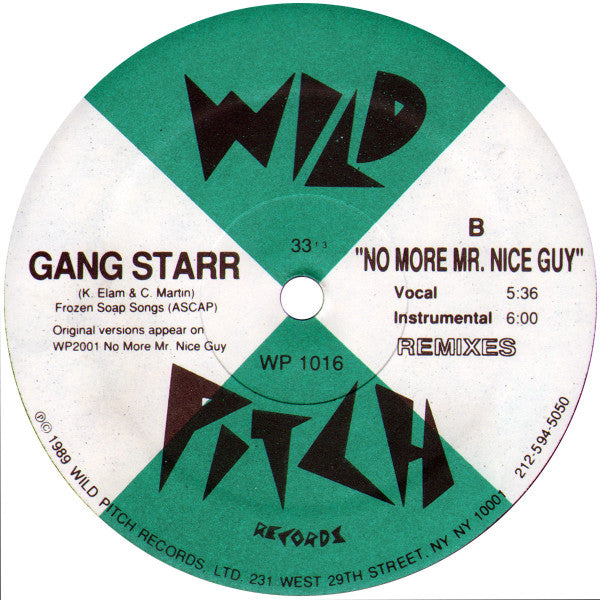 Gang Starr : Positivity (12")