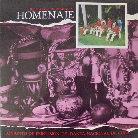 Conjunto De Percusion De Danza Nacional De Cuba : Homenaje; Jesus Perez In Memoriam (LP)