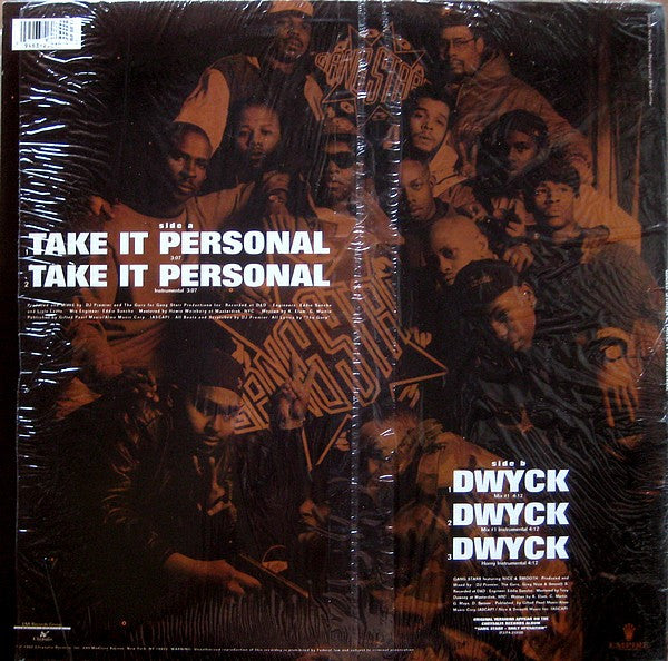 Gang Starr : Take It Personal (12")