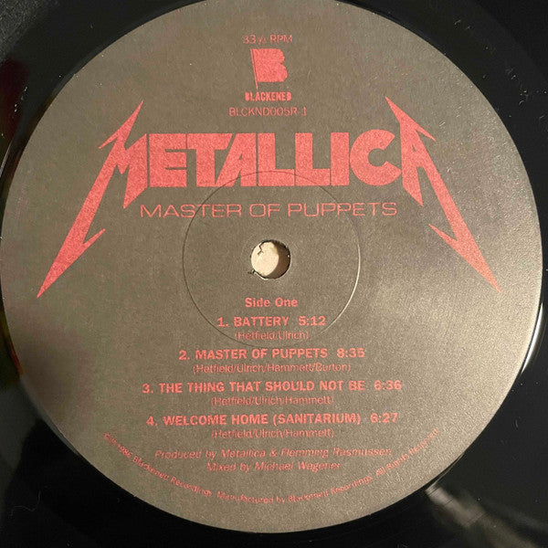 Metallica : Master Of Puppets (LP, Album, RE, RM)
