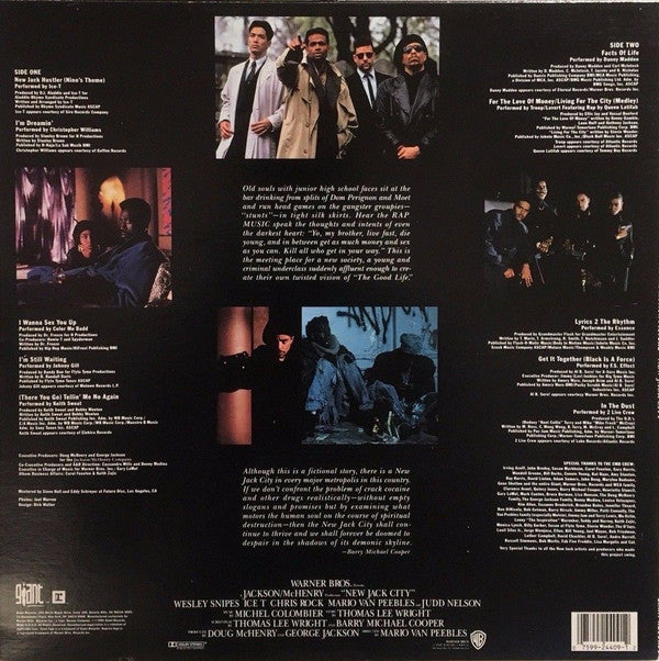 Various : Music From The Motion Picture New Jack City (LP, Comp)