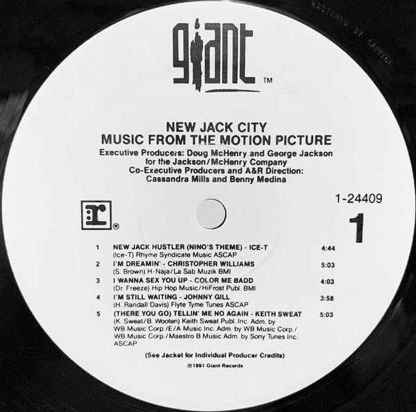 Various : Music From The Motion Picture New Jack City (LP, Comp)