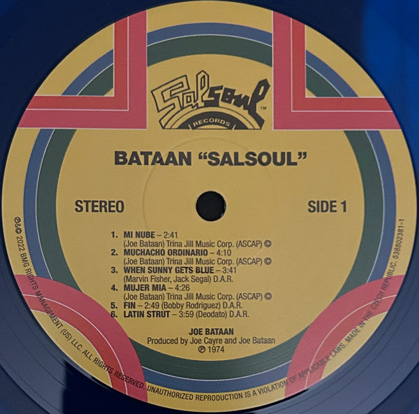 Joe Bataan : Salsoul (LP, Ltd, RE, Cle)