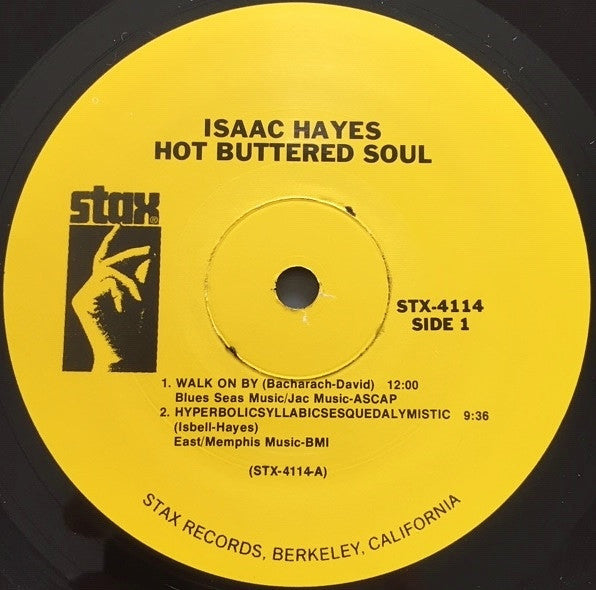 Isaac Hayes : Hot Buttered Soul (LP, Album, RE)