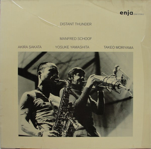 Manfred Schoof, Akira Sakata, Yosuke Yamashita, Takeo Moriyama : Distant Thunder (LP, Album)