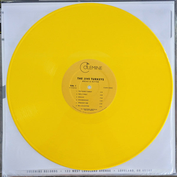 The Jive Turkeys : Bread & Butter (LP, Album, Ltd, RP, Yel)