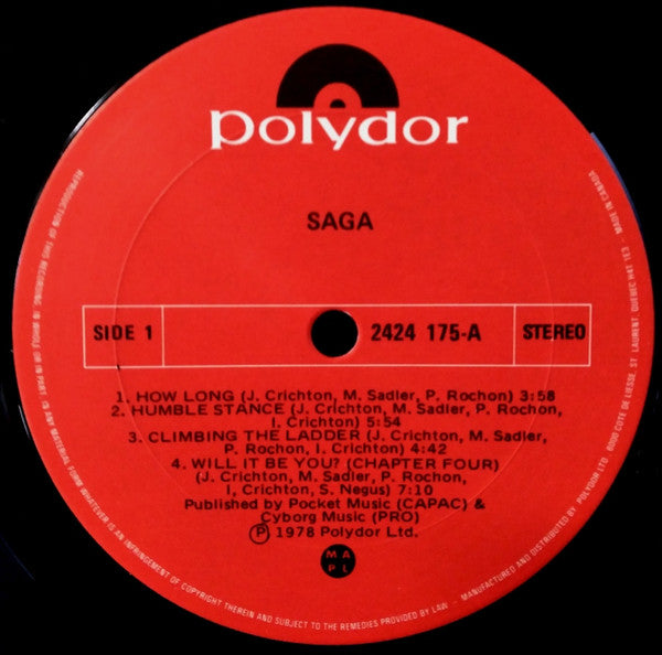 Saga (3) : Saga (LP, Album)