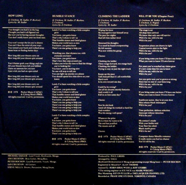 Saga (3) : Saga (LP, Album)