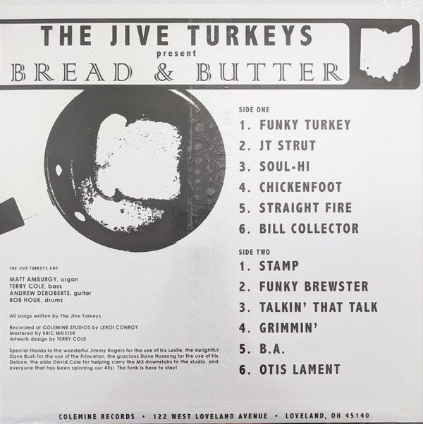 The Jive Turkeys : Bread & Butter (LP, Album, RP)