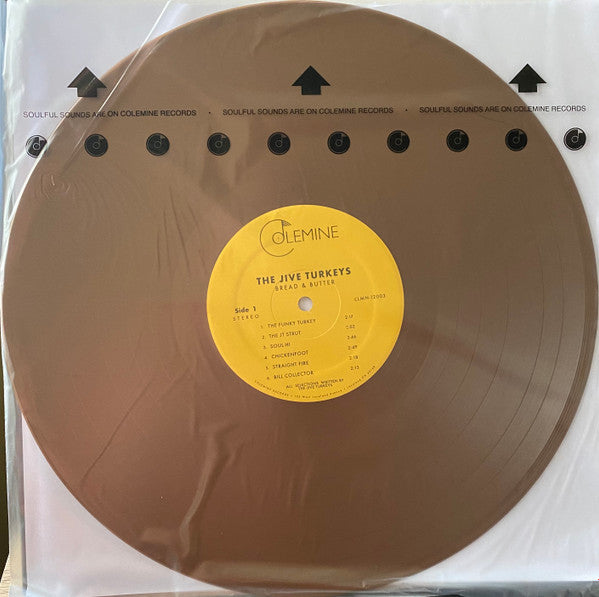 The Jive Turkeys : Bread & Butter (LP, Album, Ltd, RP, Bro)