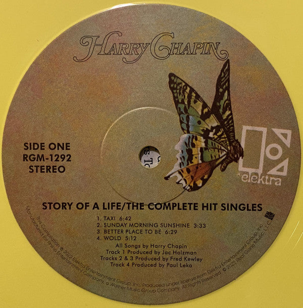 Harry Chapin : Story Of A Life/The Complete Hit Singles (LP, RSD, Comp, Yel)