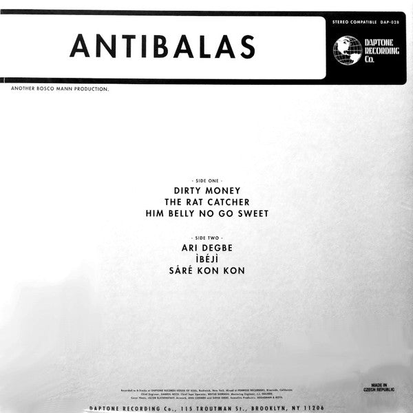 Antibalas : Antibalas (LP, Album, RE, 10t)