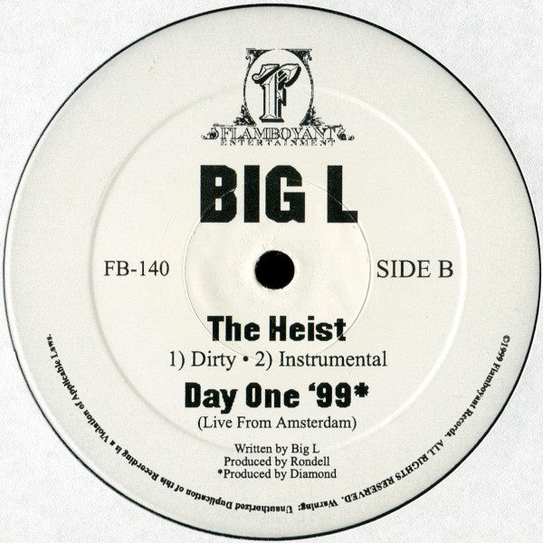 Big L : We Got This / The Heist / Day One '99 (12")