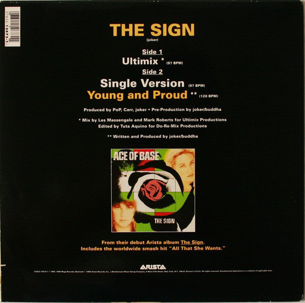 Ace Of Base : The Sign (12", Single)