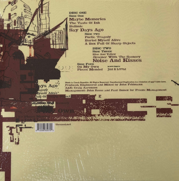 The Used : The Used (2xLP, Album, Ltd, RE, S/Edition, Mil)