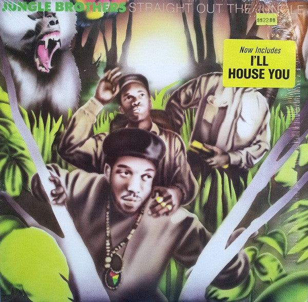 Jungle Brothers : Straight Out The Jungle (LP, Album, RE, Yel)