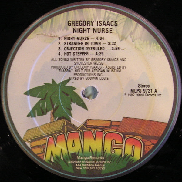 Gregory Isaacs : Night Nurse (LP, Album)