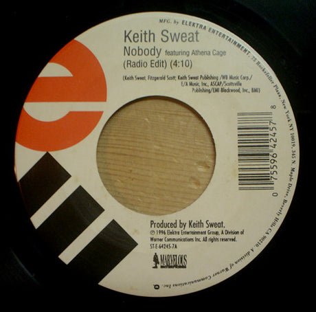 Keith Sweat : Nobody (7", Single)