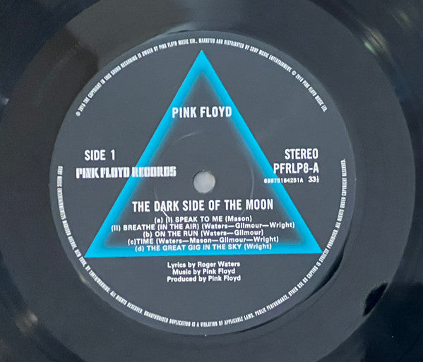 Pink Floyd : The Dark Side Of The Moon (LP, Album, RE, RM, RP, 180)