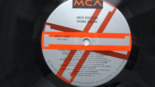 New Edition : Home Again (LP, Album)