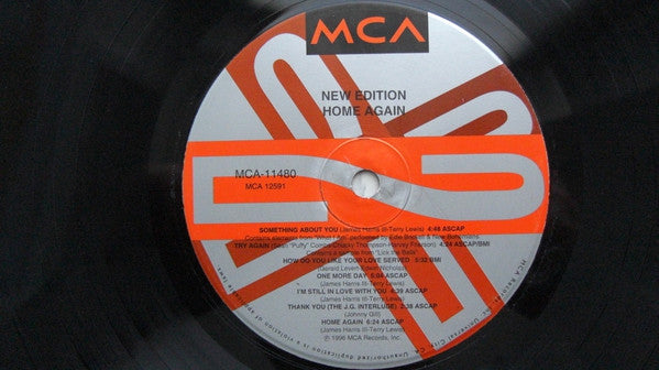 New Edition : Home Again (LP, Album)