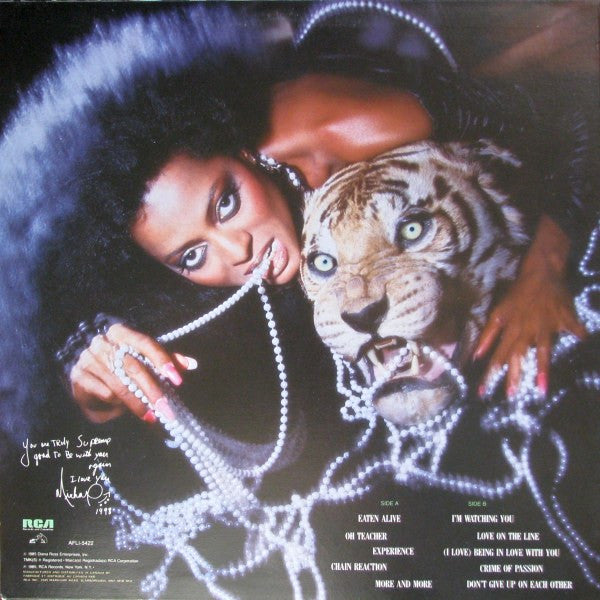 Diana Ross : Eaten Alive (LP, Album)