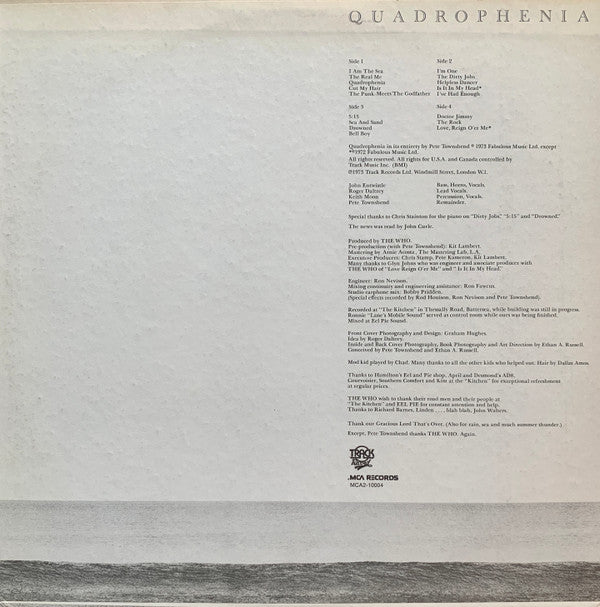 The Who : Quadrophenia (2xLP, Album)