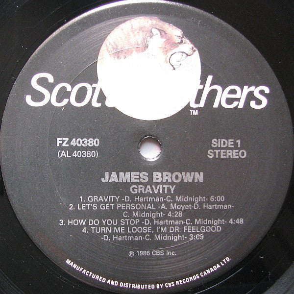 James Brown : Gravity (LP, Album)