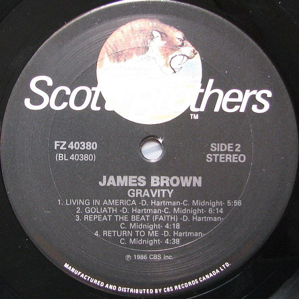 James Brown : Gravity (LP, Album)