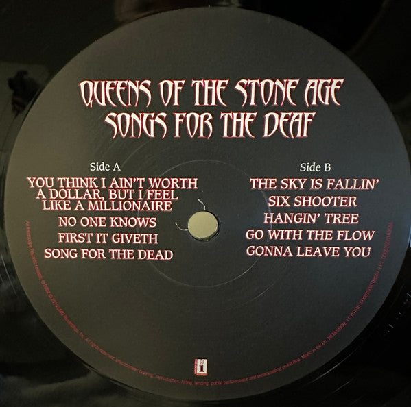 Queens Of The Stone Age : Songs For The Deaf (2xLP, Album, RE)