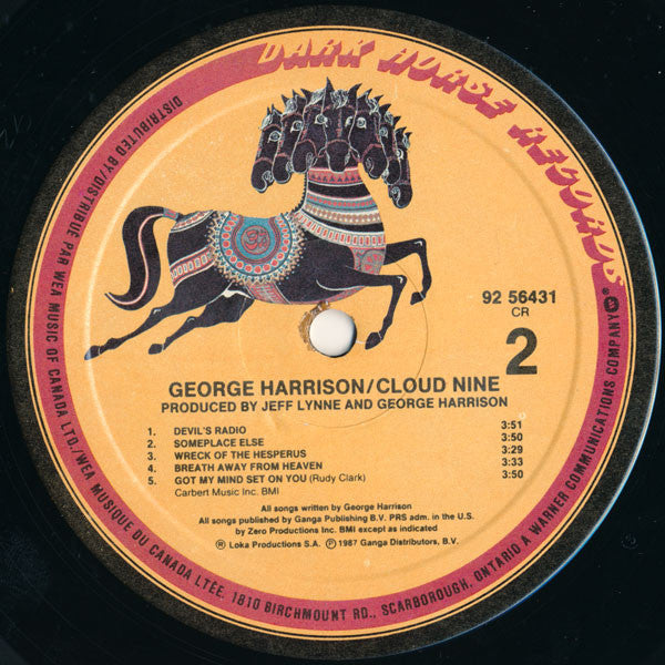 George Harrison : Cloud Nine (LP, Album)