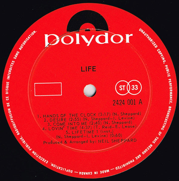 Life (35) : Life (LP, Album)