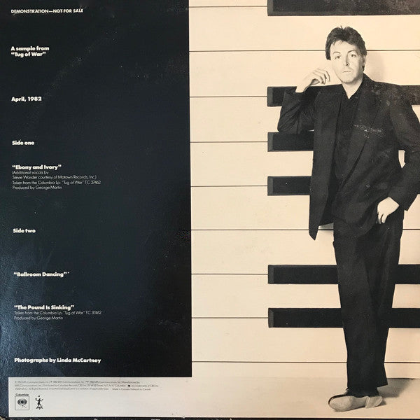 Paul McCartney : A Sample From "Tug Of War" April, 1982 (12", Promo, Whi)