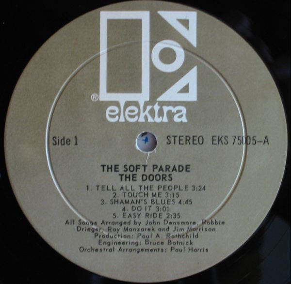 The Doors : The Soft Parade (LP, Album, Gat)