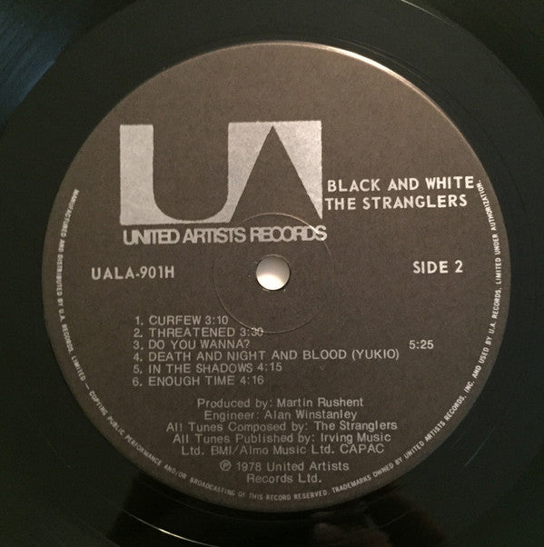 The Stranglers : Black And White (LP, Album)