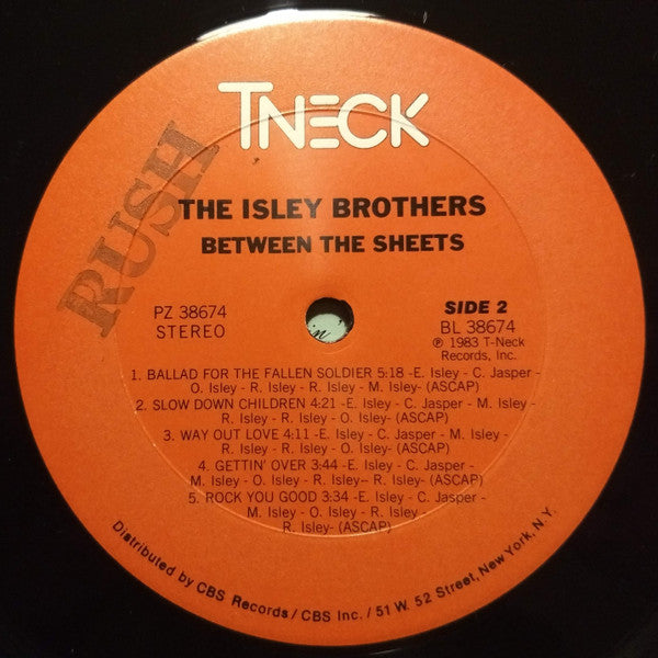 The Isley Brothers : Between The Sheets (LP, Album, Pit)