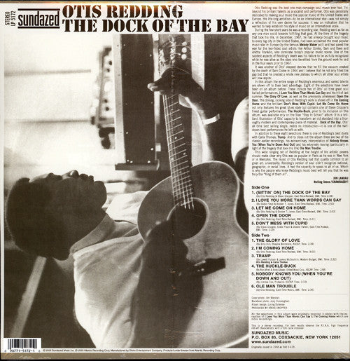 Otis Redding : The Dock Of The Bay (LP, Album, RE, 180)
