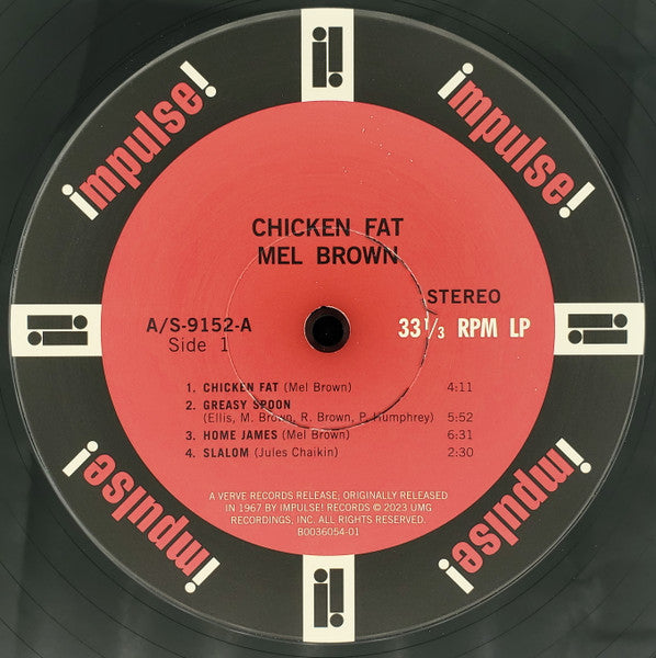 Mel Brown : Chicken Fat (LP, Album, RE, Gat)