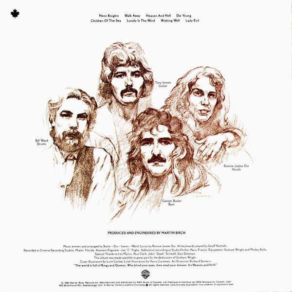Black Sabbath : Heaven And Hell (LP, Album)