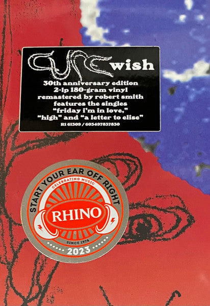 The Cure : Wish (2xLP, Album, RE, RM, 30t)