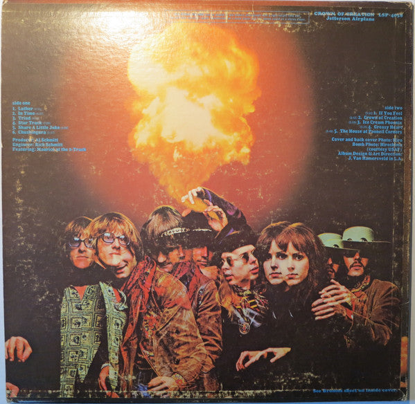 Jefferson Airplane : Crown Of Creation (LP, Album)