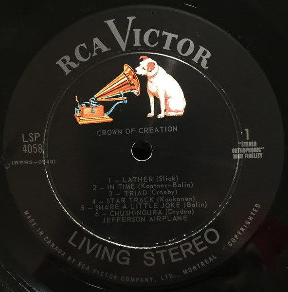 Jefferson Airplane : Crown Of Creation (LP, Album)