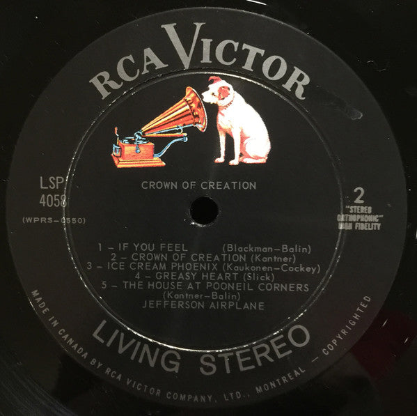 Jefferson Airplane : Crown Of Creation (LP, Album)