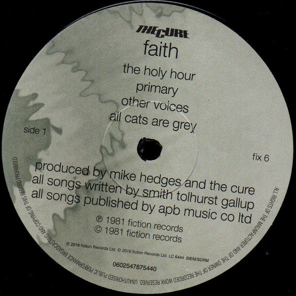 The Cure : Faith (LP, Album, RE, 180)